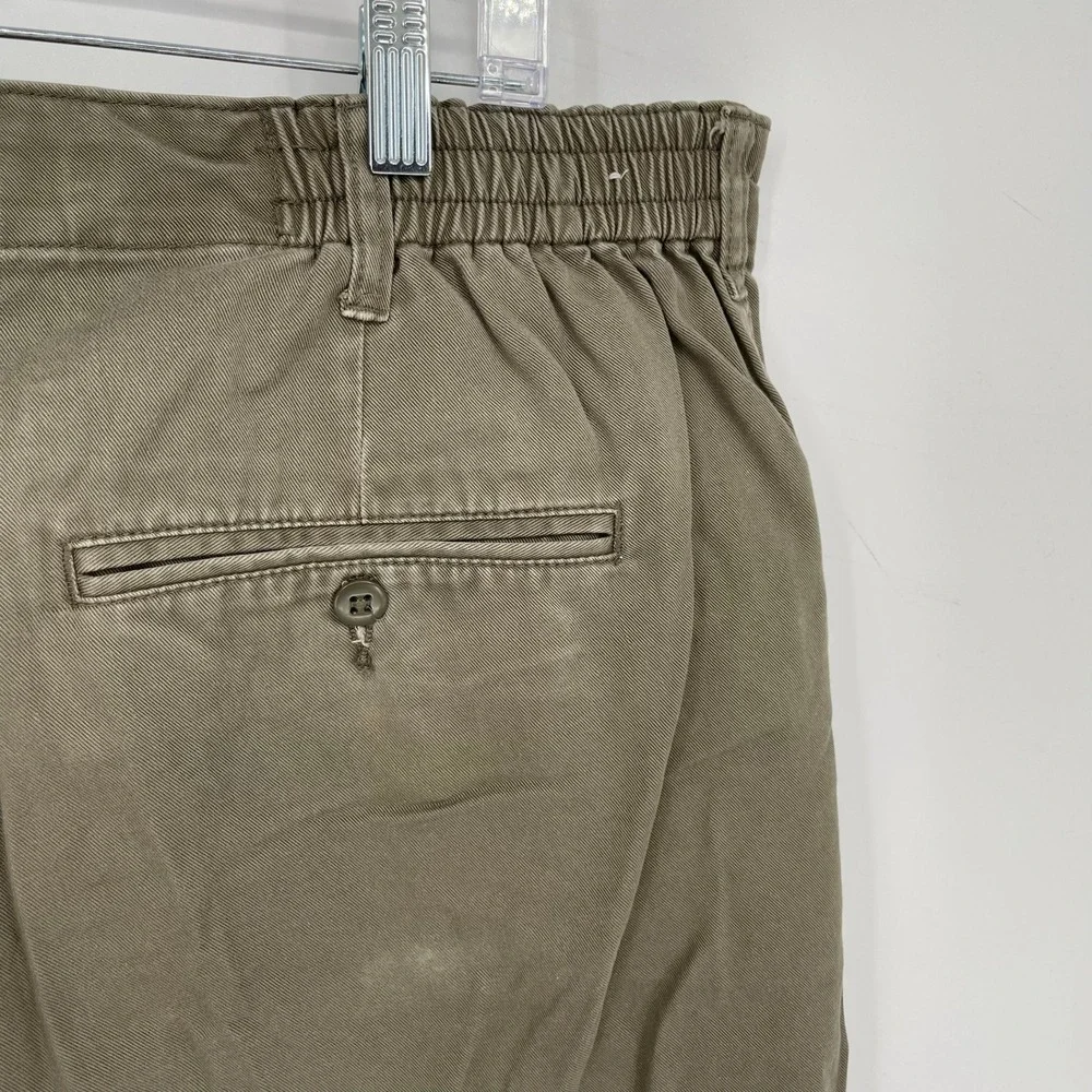 Cabela's Casuals Men's Brown Aged Khakis Cotton Chino Shorts Size 40